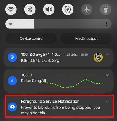 LibreLink Foreground Service