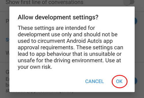 Enable developer mode