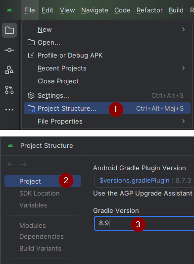 Check Gradle version